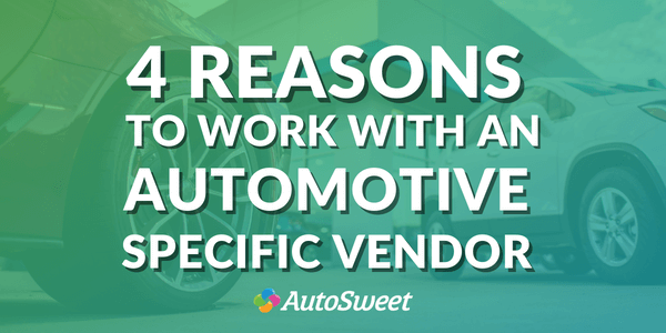 4 reasons to work with an automotive vendor