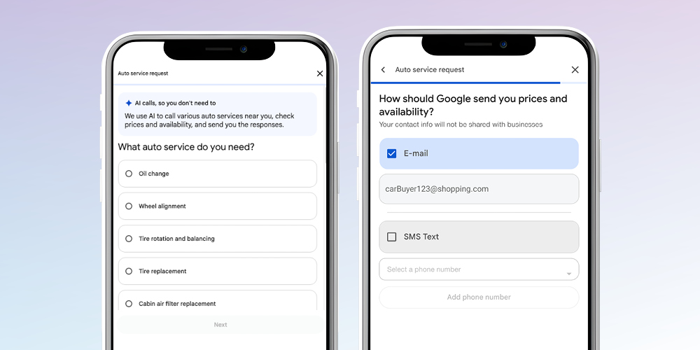 Google business profile on cell phones graphic 2.