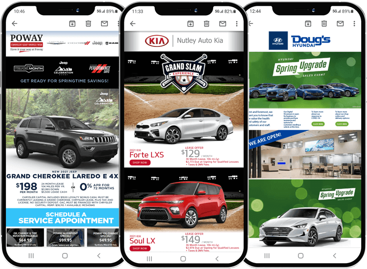 Automotive Email Marketing Examples