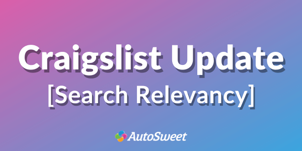 Craigslist Update [Search Relevancy]