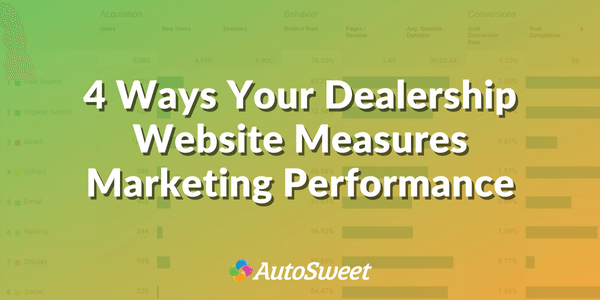 4 Ways Dealerships Can Measure Marketing Performance with Google Analytics