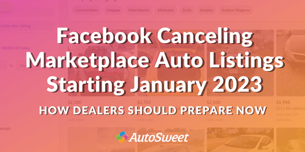 Explained in 60 Seconds: Facebook Marketplace for Auto Dealers