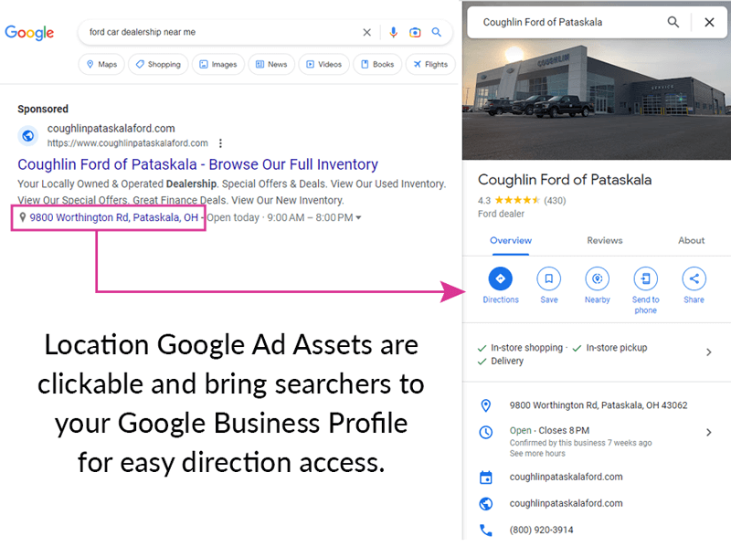 Google Ads Location Asset